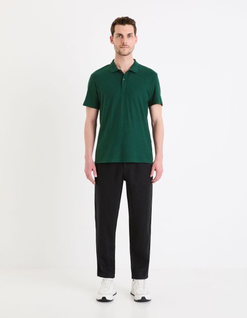 Pantalon 24h 100% lin - noir