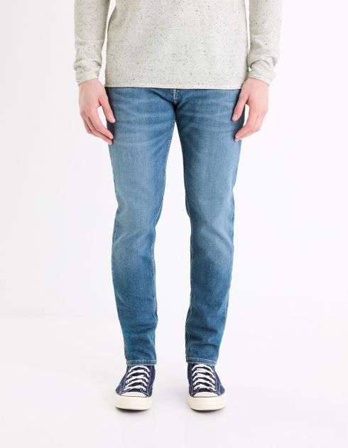 Jean slim C25 powerflex - bleu délavé