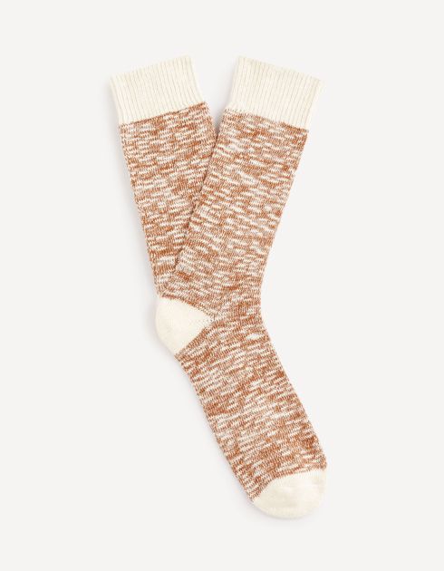 Chaussettes hautes coton - blanc