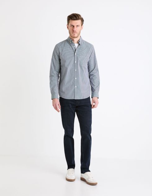 Jean straight stretch C15 3 longueurs - marine