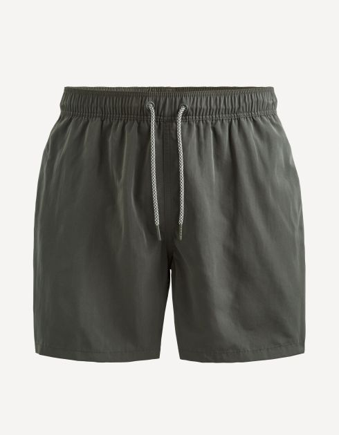 Maillot de bain uni - anthracite