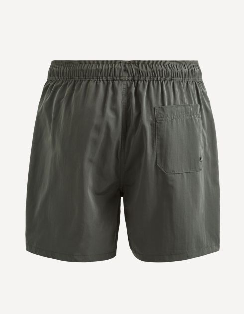 Maillot de bain uni - anthracite