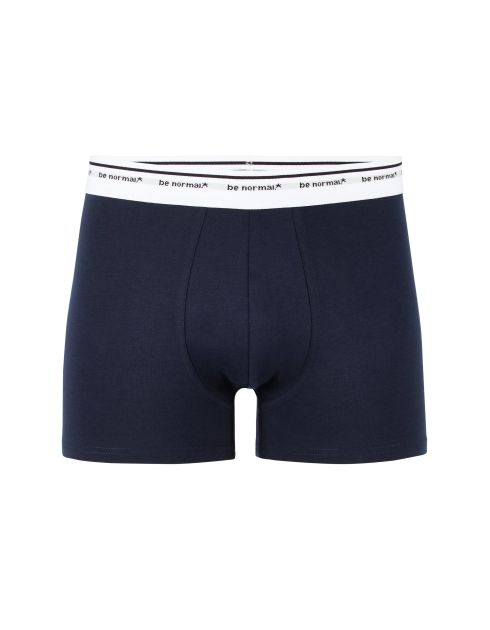 Boxer en coton stretch - marine