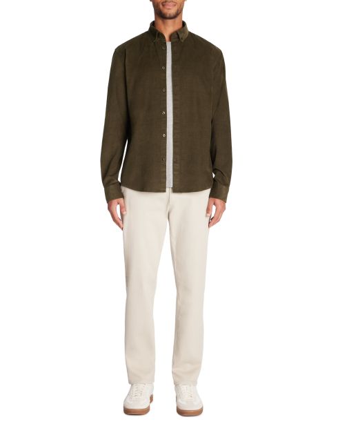 Chemise en velours - kaki