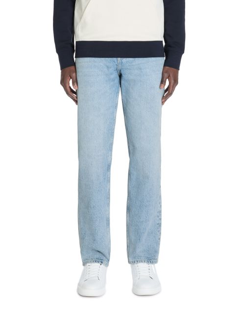 Jean loose 100% coton c75 - bleu clair