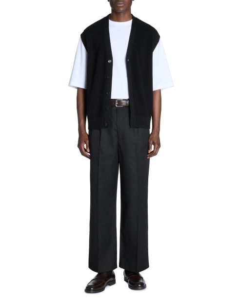 Cardigan 100% coton - noir