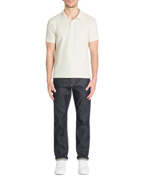 Polo regular 100% coton stretch - beige