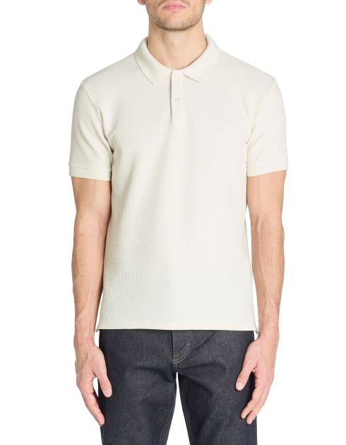 Polo regular 100% coton stretch - beige