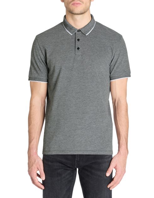 Polo regular coton mélangé - anthracite