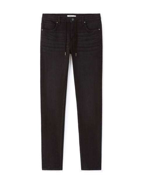 Jean slim 100% coton stretch c25 - noir