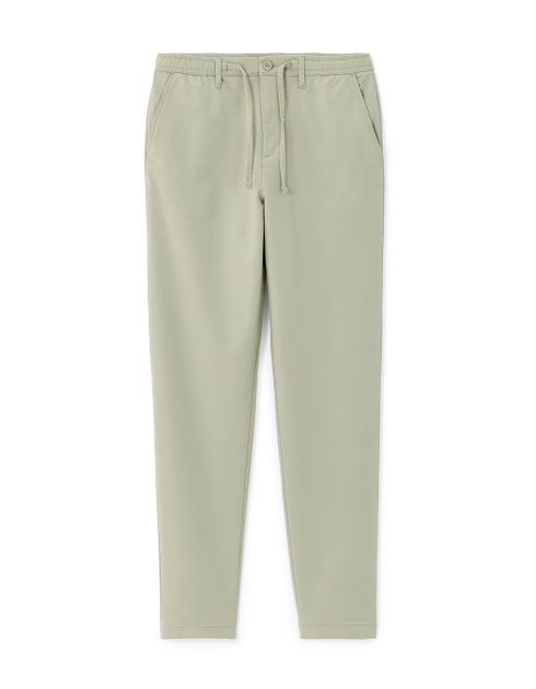 Chino slim 100% coton stretch - vert