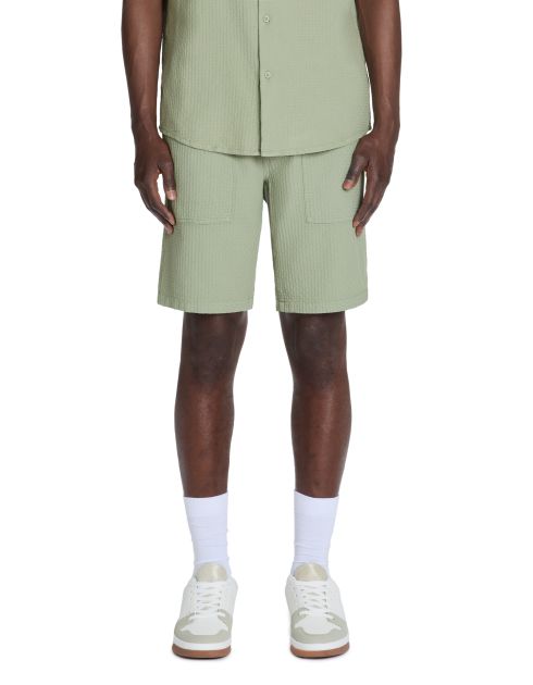 Bermuda 100% coton - vert