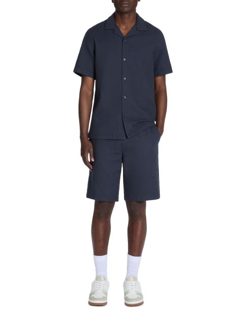 Bermuda 100% coton - marine