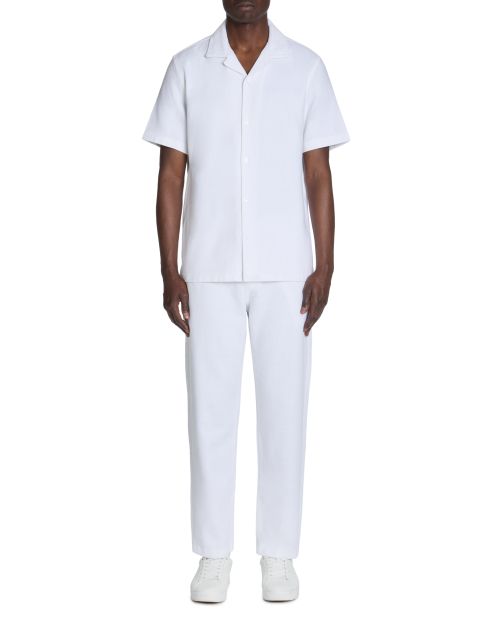 Pantalon relaxed 100% coton - beige