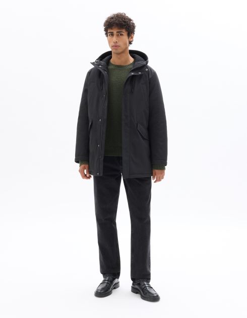 Parka Drycore à capuche déperlante- noir