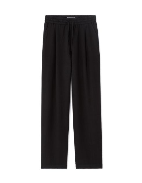 Pantalon loose texturé - noir