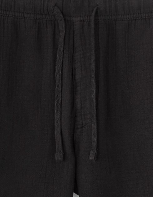 Bermuda 100% gaze de coton - noir
