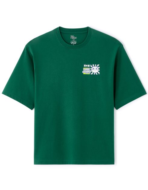 Dandadan - T-shirt vert de Mémé Turbo