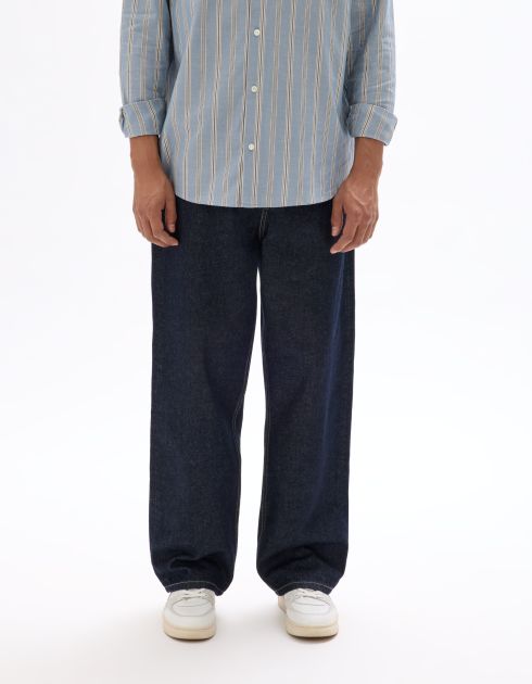 Jean baggy coton stretch - brut