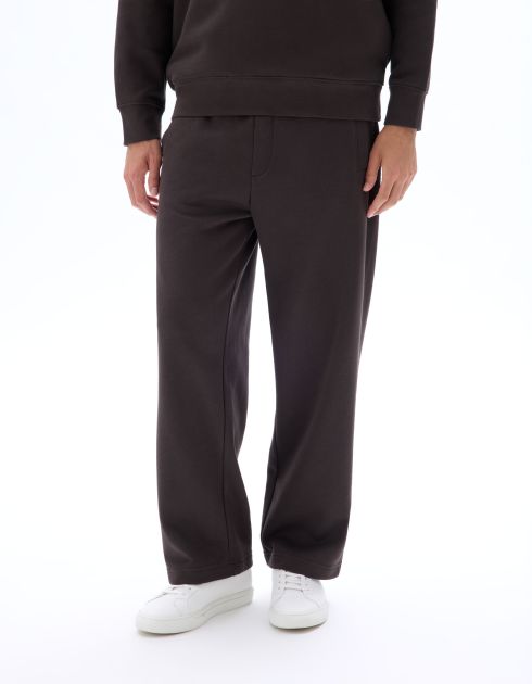 Pantalon de jogging oversize - marron foncé