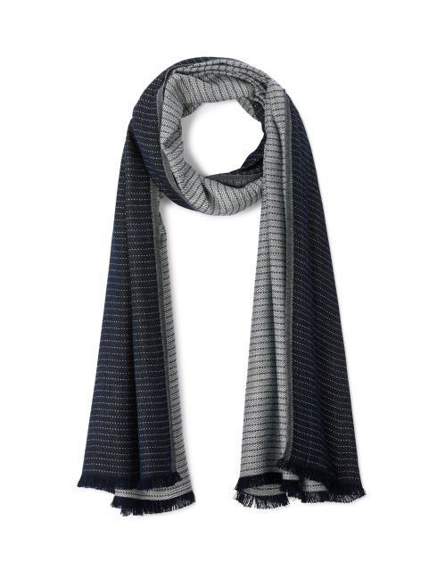 Chèche rayé - marine