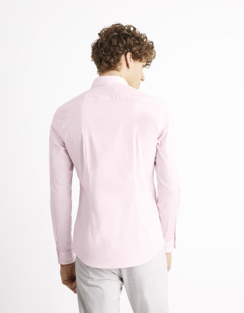 Chemise slim coton stretch