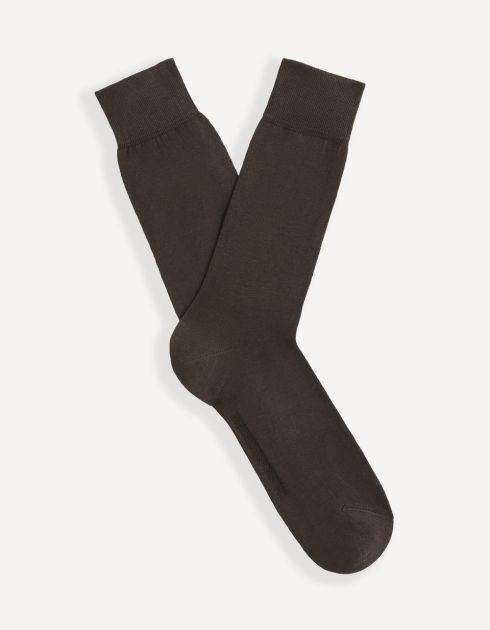 Chaussette jersey fil d'ecosse premium