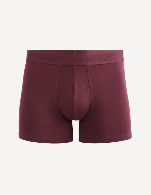 Boxer en coton stretch - violet