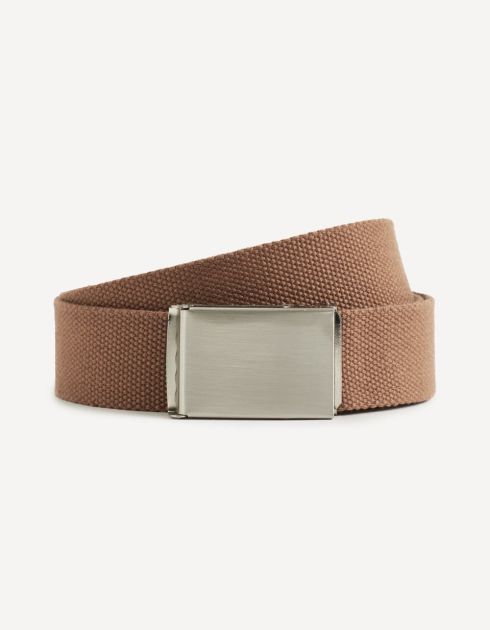 Ceinture sangle avec boucle en métal