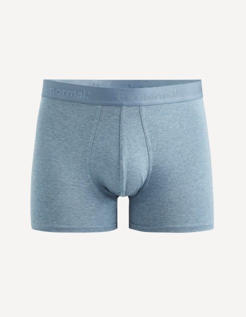 Boxer en coton stretch - bleu