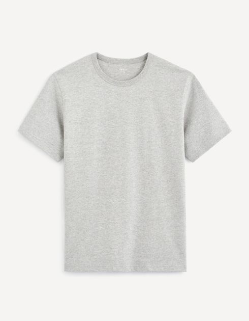 T-shirt col rond 100% coton
