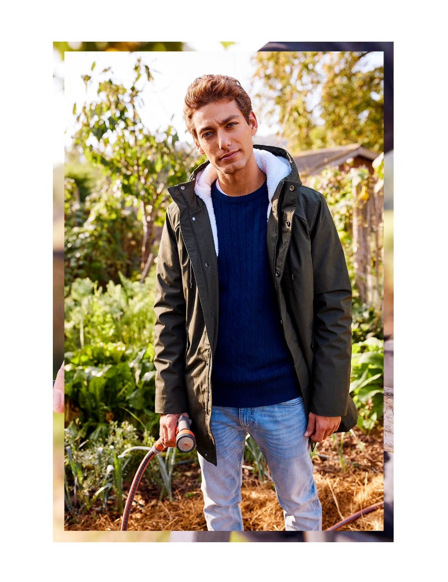 Parka déperlante à capuche